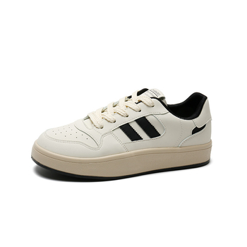 VASIBAEN Унисекс канвасови обувки — PU горна част, вулканизирана подметка, мрежеста подплата, нисък връх, кръгъл нос