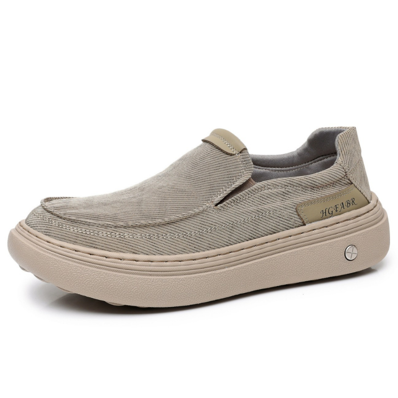 Muške platnene tenisice slip-on, okrugla špička, pamuk gornji dio, EVA đon, niski potpetica
