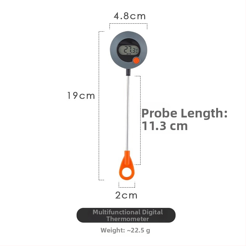 Bincoo Kafijas termometrs - Mehāniskais adatu termometrs rokām gatavotai kafijai un espresso, materiāli: alumīnijs + 304 nerūsējošais tērauds + ABS