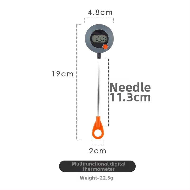 Bincoo kafes termometrs — mehānisks dial termometrs espreso un rokā gatavotai kafijai, mūsdienīgs minimālisma stils, materiāli: alumīnijs + 304 nerūsējošais tērauds + ABS