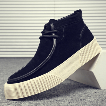 Facing férfi munkabakancs – japán stílusú retro, magas szárú bőrből készült bakancs, mikrofibra bélés, gumitalp