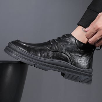 Pravi kožni visoki čizmi unisex – dvostruki kožni gornji dio; gumeni potplat; PU uložak; zimske čizme