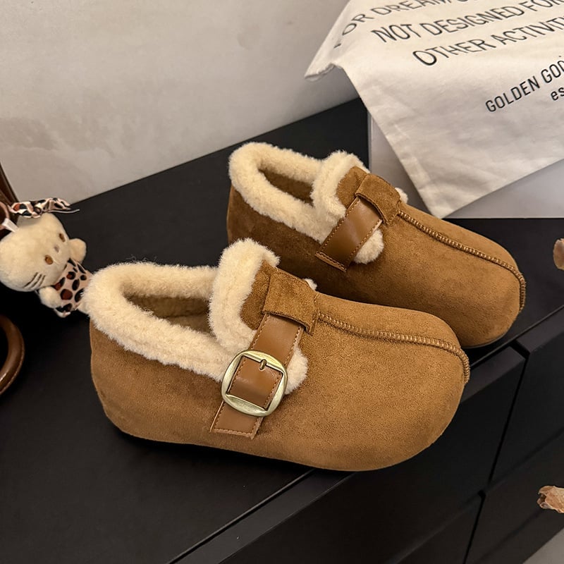 Zimske ženske cipele u Birkenstock stilu, visok gornji dio, gornja stranica: sintetička koža, potplat: guma, vezanje, ulošak od umjetnog pliša