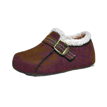 Loafers od velura s kopčom za zatvaranje, skrivena visina 3–5 cm, unutarnja podstava od umjetne dlake, gumeni potplat