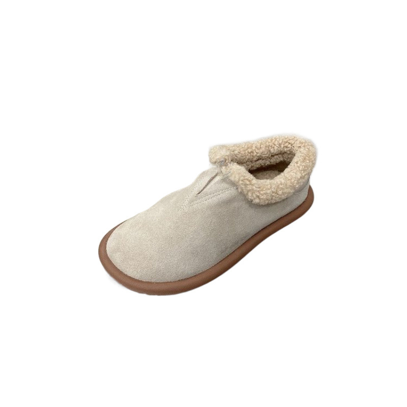 Ženske loaferice s mekim potplatom, toplja fleece podstava, gumena potplata, srednja visina gornjeg dijela, zaobljeni vrh