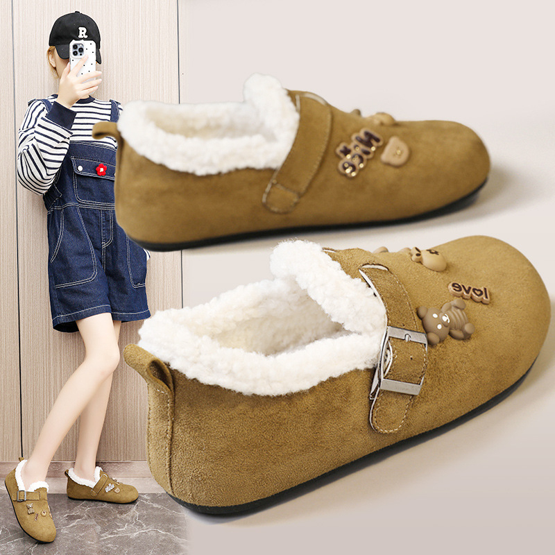 Ženske zimske čizme s platnenim gornjim dijelom, pamuk podstava, EVA ulošak, gumena potplata, injekcijski oblikovana potplata