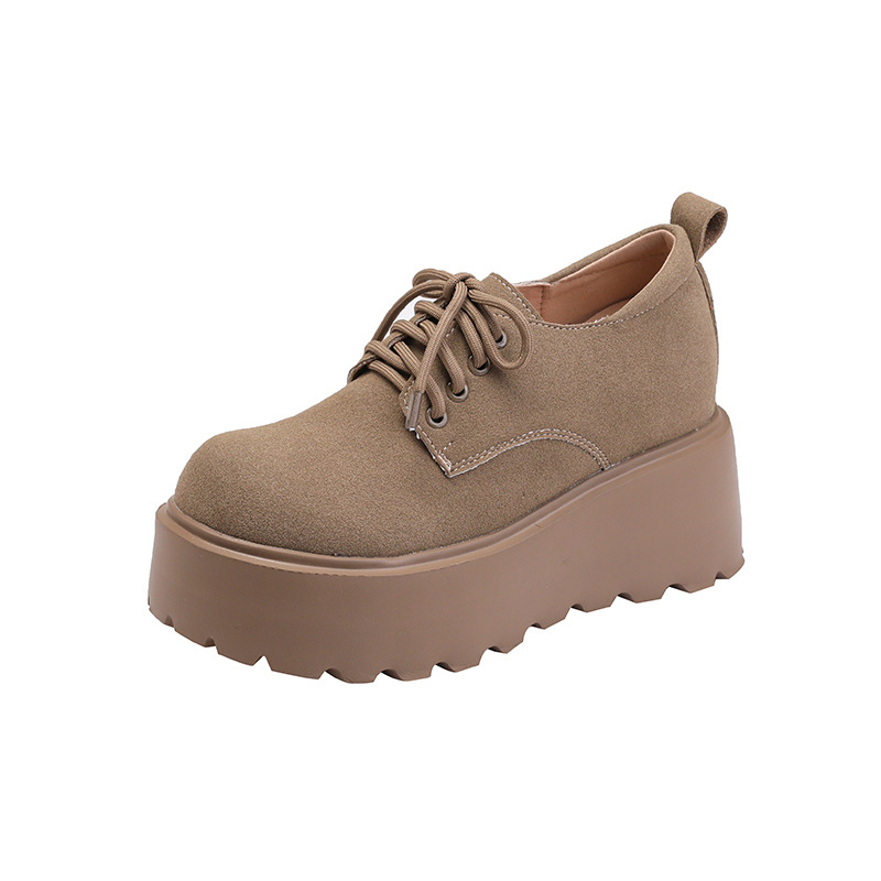 Pantofi platformă în stil Birkenstock, creștere de înălțime 10 cm, șireturi, talpă groasă, talpă PU