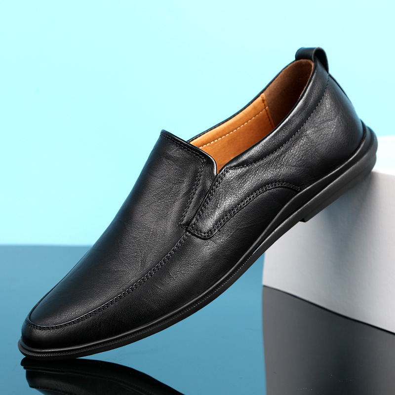 Muški loaferi za poslovne i svakodnevne potrebe, prozračni slip-on, gornji dio od umjetne PU kože, ulošak EVA, đon PVC