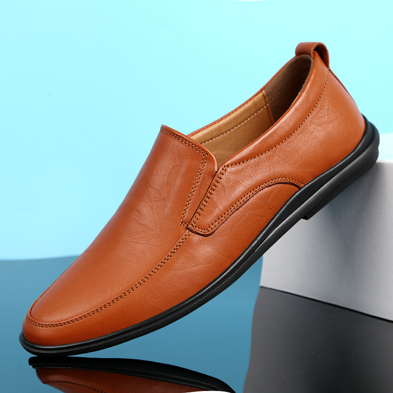 Muški loaferi za poslovne i svakodnevne potrebe, prozračni slip-on, gornji dio od umjetne PU kože, ulošak EVA, đon PVC