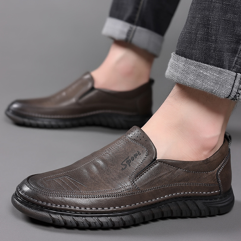 Muške ljetne casual cipele – gornji dio od mikrovlakana, TPR potplat, Slip-on, okrugli vrh