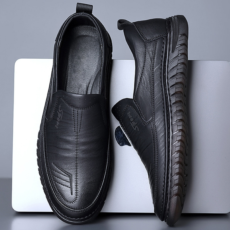 Muške ljetne casual cipele – gornji dio od mikrovlakana, TPR potplat, Slip-on, okrugli vrh