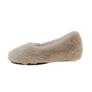 Ženske slip-on loafere s unutarnjim povećanjem visine, gornji dio od velura, fleece podstava, nizak profil