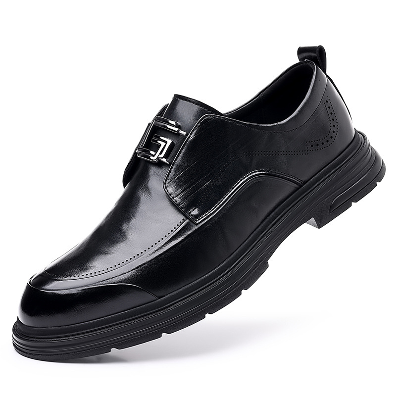 Muške slip-on mokasice s gornjim dijelom od mikrovlakna, prozračni PU ulošak, okrugli vrh, gumeni potplat