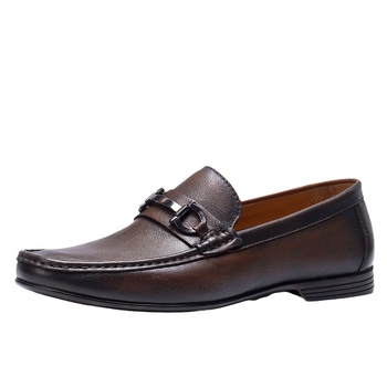 Muški ljetni loafersi za vožnju, prozračna gornja koža od kravljeg, slip-on, gumeni potplat, zaobljeni nos, niski kvadratni pet 1–3 cm, ulošak od prirodne kože, podstava od svinjske kože