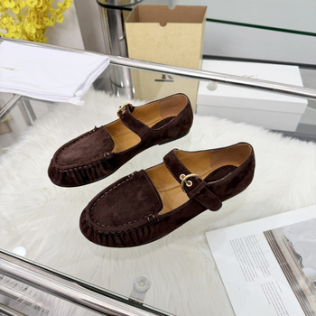 Дамски Mary Jane балеринки с катарама – нисък ток 1–3 см, горна част от овча велур, стелка от овча кожа