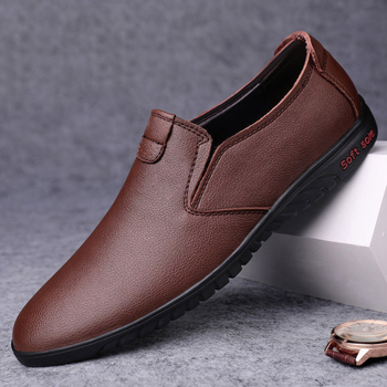 Muški loaferi od PU kože, slip-on, prozračni, EVA ulošak, okrugla špička
