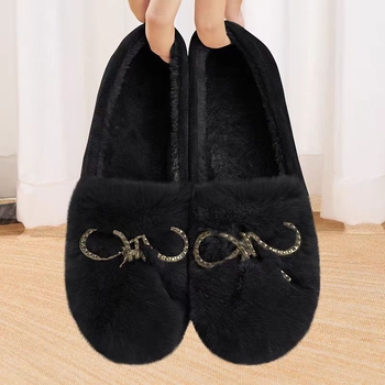 Kismama loaferek mesterséges rövid plüss belsejével, kerek orrú, alacsony profil, slip-on