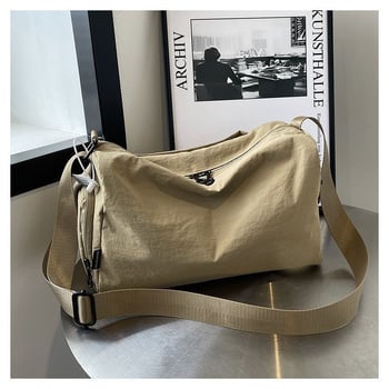 Unisex nylon torba preko ramena, višenamjenska putna torba sa zatvaranjem na zip