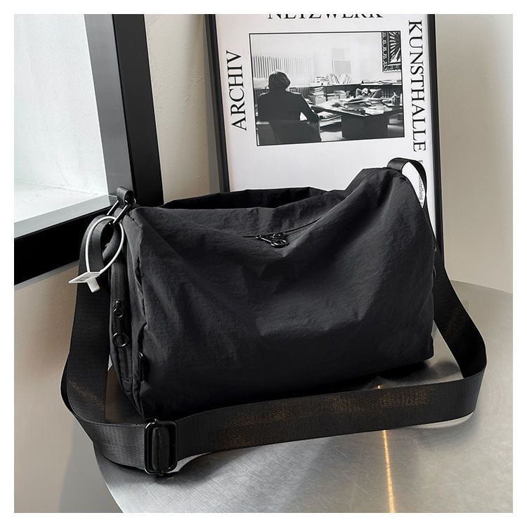 Unisex nylon torba preko ramena, višenamjenska putna torba sa zatvaranjem na zip