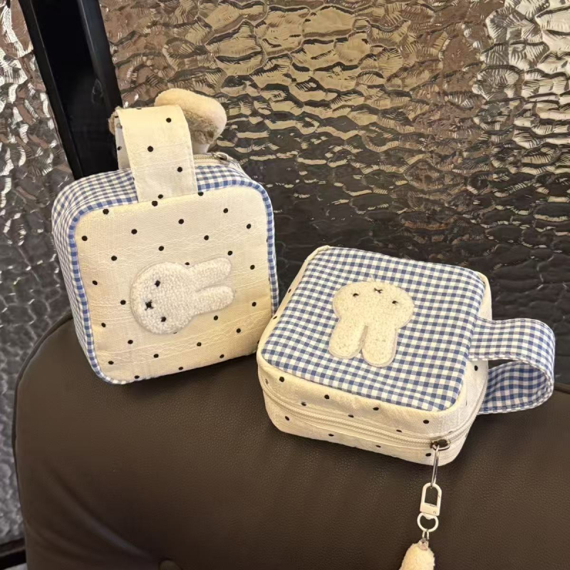 Torba za kameru s motivom Miffy, korejskog stila, unisex, poliester vanjska strana i podstava, zatvaranje na zip