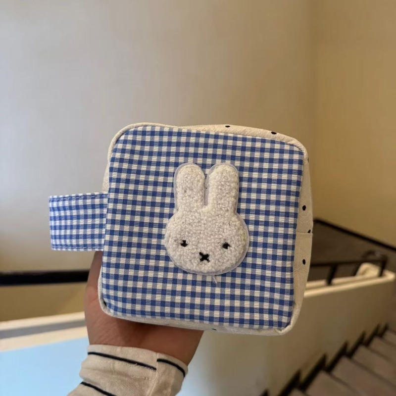 Torba za kameru s motivom Miffy, korejskog stila, unisex, poliester vanjska strana i podstava, zatvaranje na zip