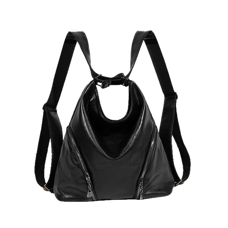 Ženska PU crossbody tote torba – s jednom remenom, zatvarač, podstava od poliestera, pravokutnog oblika
