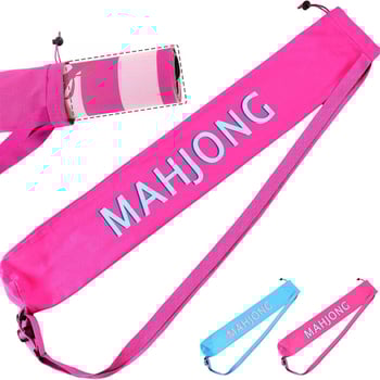 Mahjong torba za skladištenje i putovanja — višefunkcionalna prijenosna kozmetička torba, poliester, podstava poliester, otisak uzorka, zatvarač