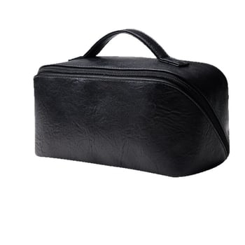 PU kozmetička torbica za žene — prijenosna, višenamjenska torbica za kozmetiku s zatvaračem i pamukom iznutra