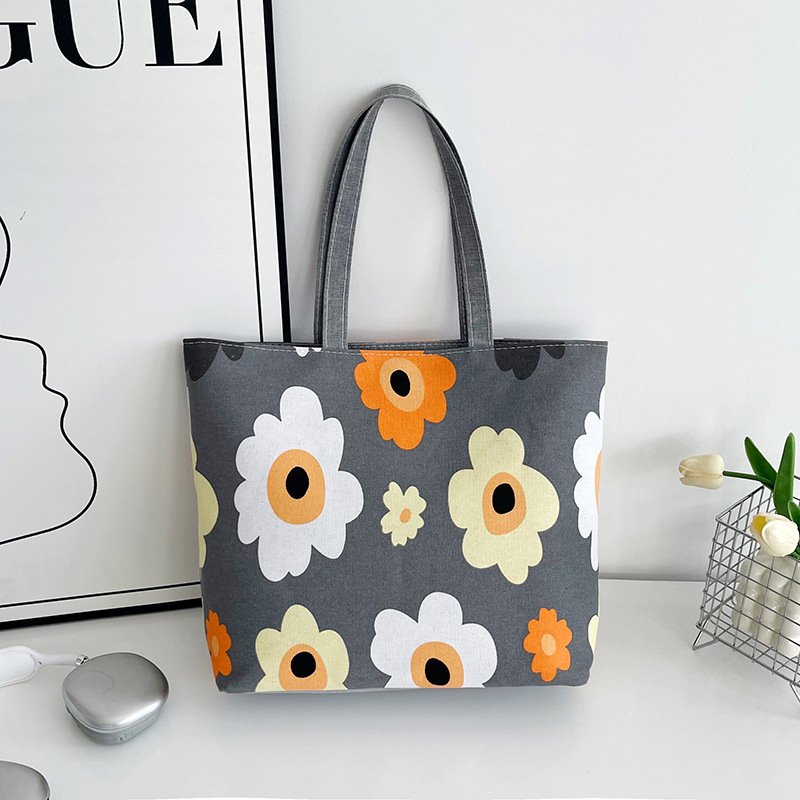 Platnena Tote torba – etnički stil, visoki kapacitet, zatvaranje zipom, podstava od poliestera