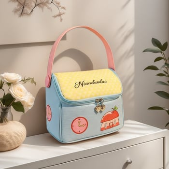 Kozmetička torbica PU - print uzorak, podstava od poliestera, zatvarač, vodootporna