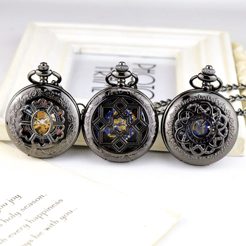 Džepni sat s antičkim skeletnim dizajnom i preklopnim poklopcem – Model 039; Kućište: legura; Remen: legura; Staklo: mineralno ojačano staklo; Stil: Antik