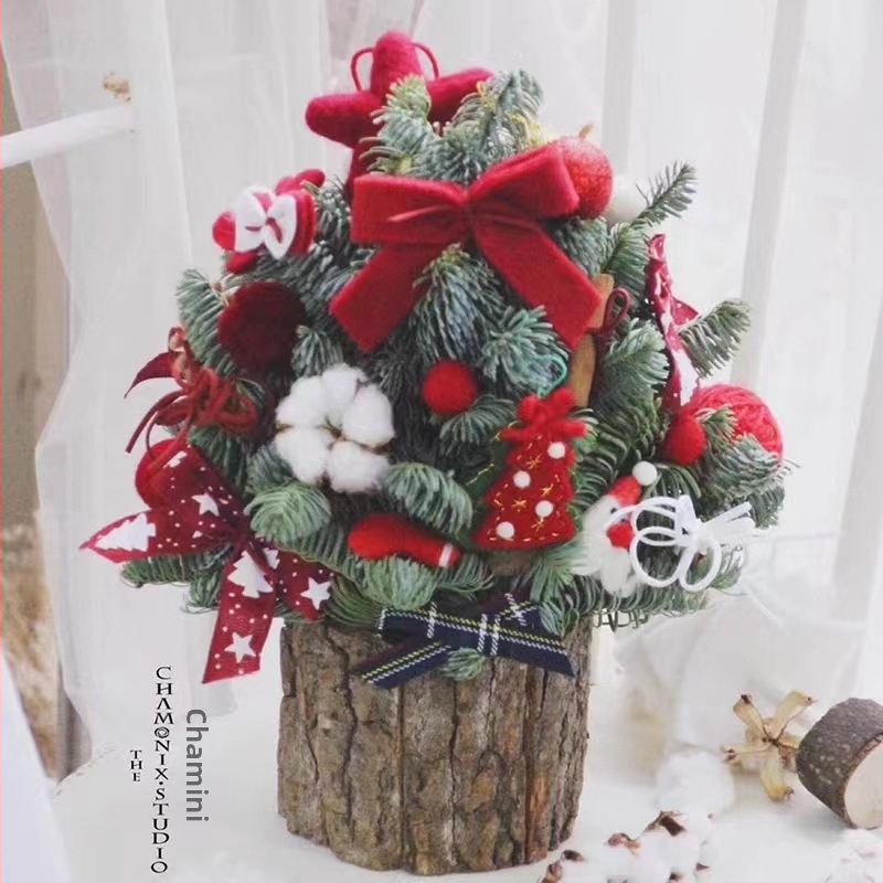 Rankų darbo medžio žievės statinė sukulentams, dekoratyvinė gėlių vazonas iš pintų medienos trupinių