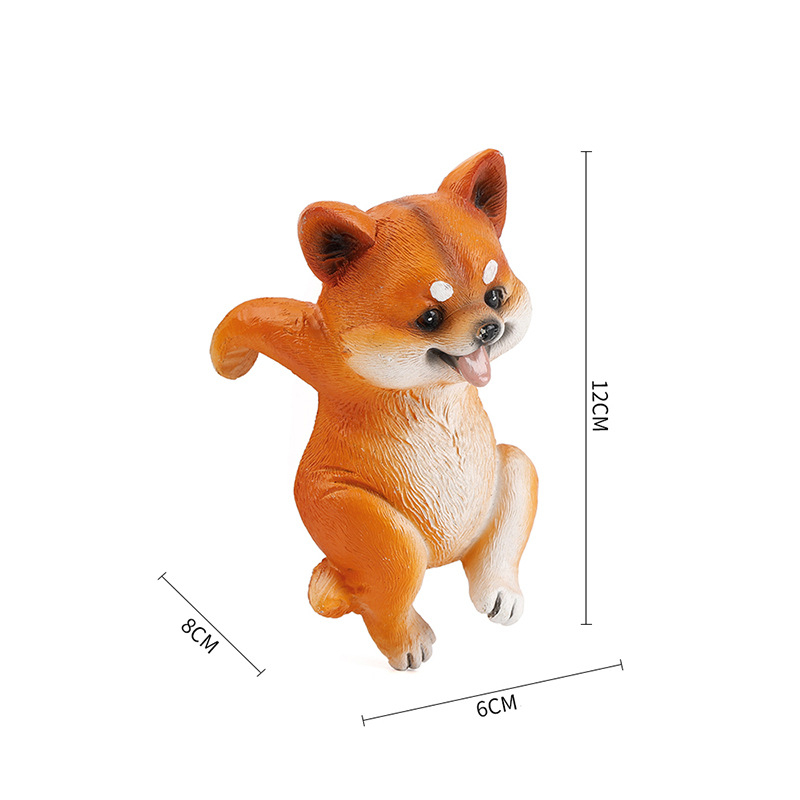 Viseći bonsai lonac s motivom šteneta | Materijal: smola; Marka: Guoxuan; Kategorija: radovi od smole; Stil: kineski stil; Tip materijala: plastika, smola