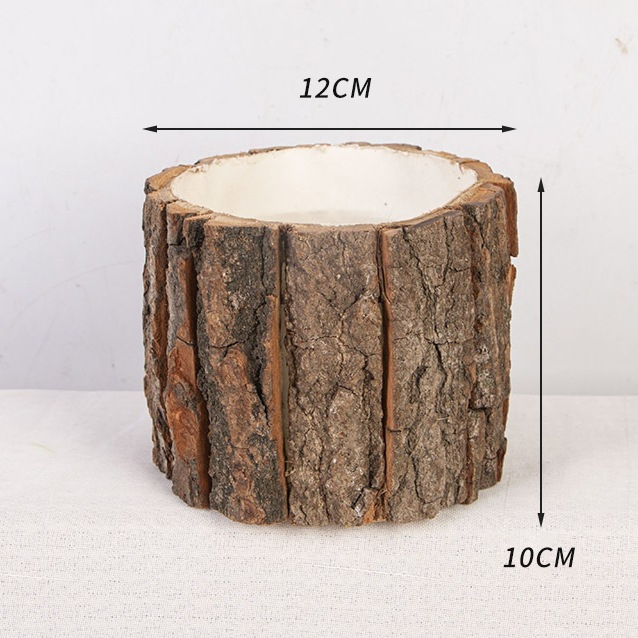 Gėlių krepšelis iš simuliuotos žievės, rankų darbo, pusiau rankinis ir pusiau mechaninis gamybos procesas, pritaikomas, kinų stiliaus