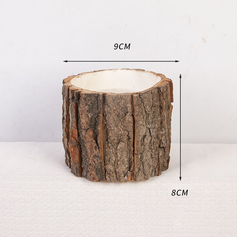 Gėlių krepšelis iš simuliuotos žievės, rankų darbo, pusiau rankinis ir pusiau mechaninis gamybos procesas, pritaikomas, kinų stiliaus