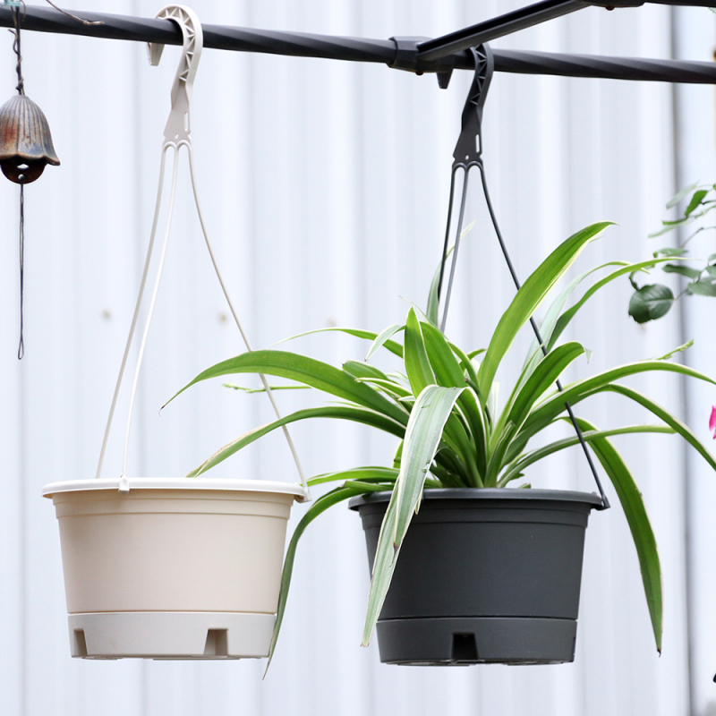 Cvjetni lonac od recikliranog plastika, pogodna za viseće, stolne ili podne postavke, prozračan, otporan na koroziju i izdržljiv, štedi vodu, injekcijsko lijevanje