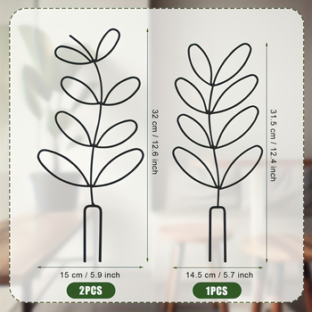 Αναρριχητικό στήριγμα κήπου σε σχήμα φύλλου, πλαστικό από έγχυση για εσωτερικά φυτά σε γλάστρες