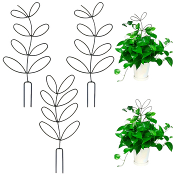 Αναρριχητικό στήριγμα κήπου σε σχήμα φύλλου, πλαστικό από έγχυση για εσωτερικά φυτά σε γλάστρες