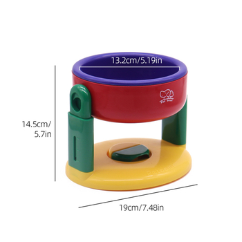 Mačja zdjela s podrškom za vrat, podignut dizajn, PP materijal, Tuomeng brend