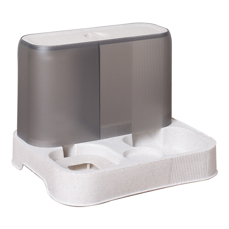 Posuda za hranjenje kućnih ljubimaca sa sporim hranjem i dispenserom vode – prozirni PP materijal, automatsko hranjenje, Lonppet branda, podrijetlo Guangdong, zdjela za mačke i pse