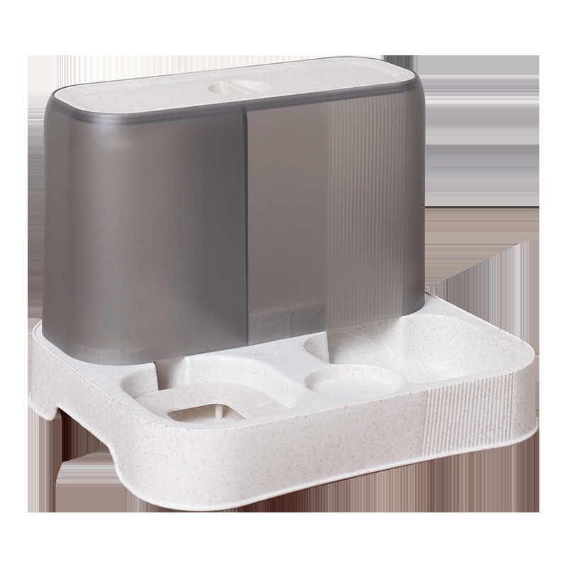 Posuda za hranjenje kućnih ljubimaca sa sporim hranjem i dispenserom vode – prozirni PP materijal, automatsko hranjenje, Lonppet branda, podrijetlo Guangdong, zdjela za mačke i pse