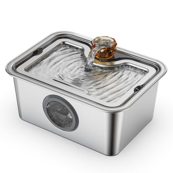 Pametan automatski dispenser vode za mačke od nehrđajućeg čelika 11L