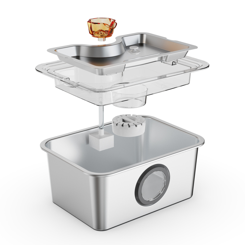 Pametan automatski dispenser vode za mačke od nehrđajućeg čelika 11L