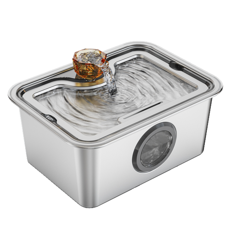 Pametan automatski dispenser vode za mačke od nehrđajućeg čelika 11L