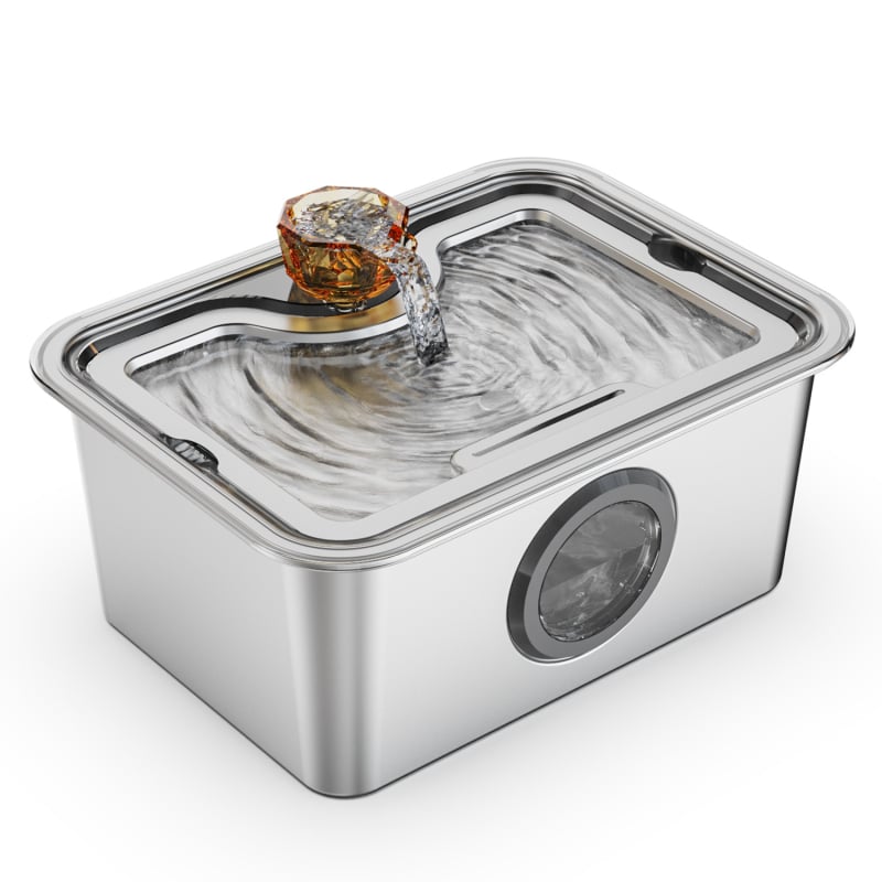 Pametan automatski dispenser vode za mačke od nehrđajućeg čelika 11L