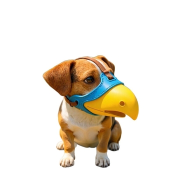 Bot de câine din TPR și bandă webbing, protecție împotriva mușcăturilor, dispozitiv anti-lătrat, mască impermeabilă pentru gură