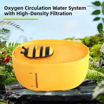 Автоматичен диспенсър за вода за котки с филтър, безшумен, ABS+PC