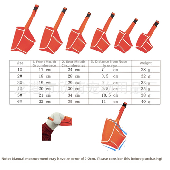 Set psieho muzzlu — Polyester, Kód produktu 338, 300 kusov v balení, Vývoz cez hranice exkluzívny