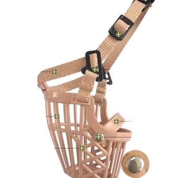 Botnička za pse, plastični materijal, anti-ukrštavanje i anti-lajanje, sprječava lizanje i griženje, brend Friendly