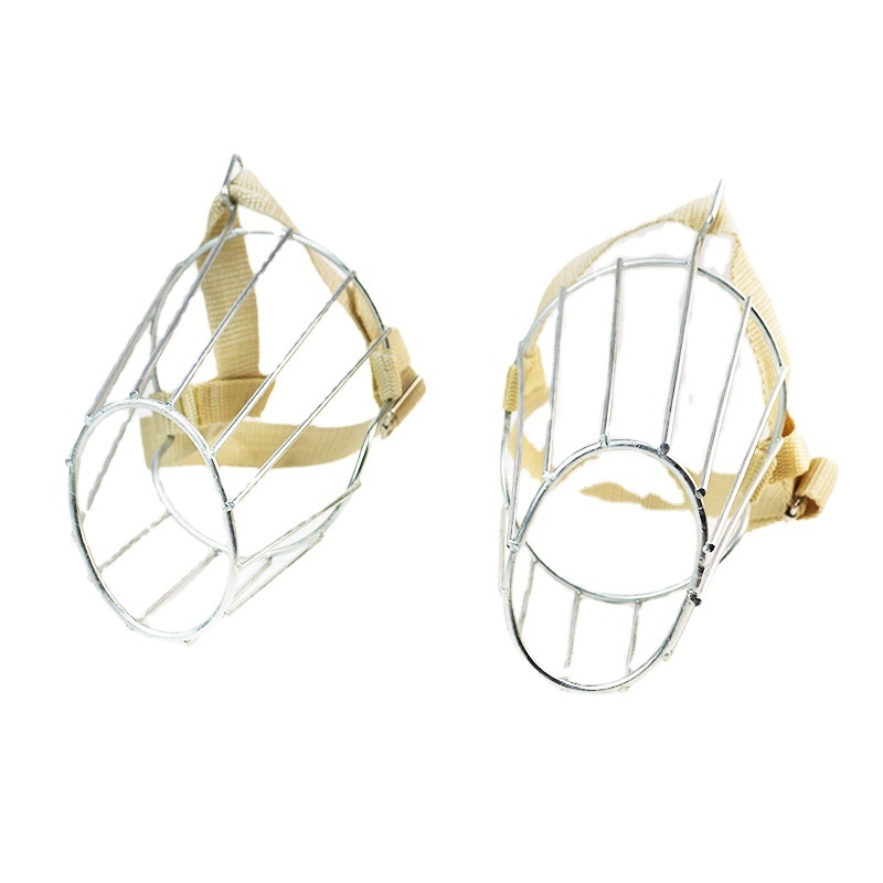 Metalni prozračni zaštitnik usta psa, prozračan, protiv ugriza, protiv lajanja, protiv ogrebotina